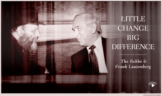 Personal Change - The Rebbe and Frank Lautenberg